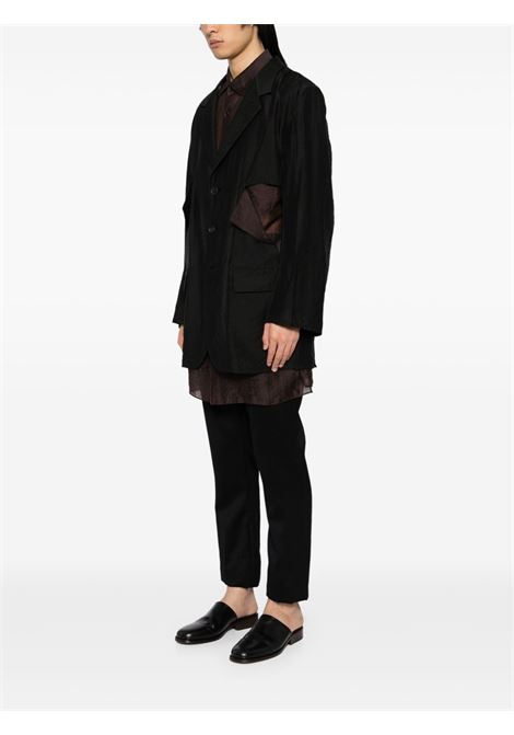 Black cut-out blazer Yohji yamamoto - men - YOHJI YAMAMOTO